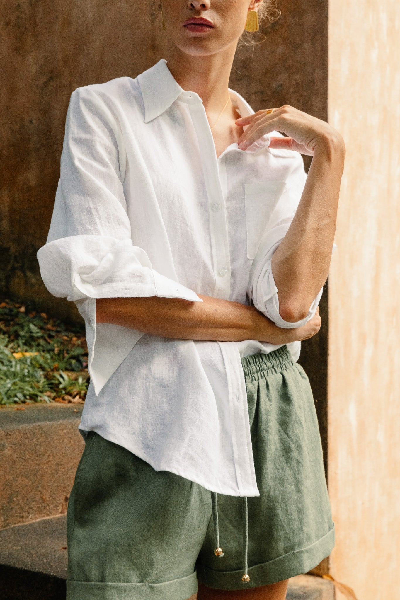 Classic Linen Shirt Linen Clothing Online Summery The Label